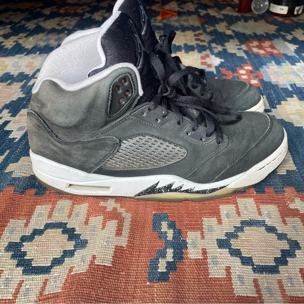Air Jordan 5 Retro Oreo Moonlight Sneaker Trainers High Top - Picture 7 of 9